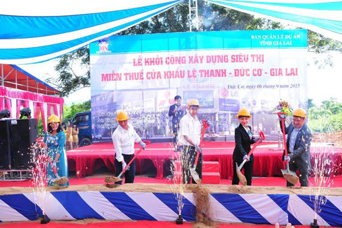 Khởi công xây dựng siêu thị miễn thuế đầu tiên tại Gia Lai