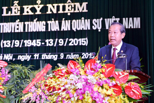 Kỷ niệm 70 năm ngày Truyền thống Tòa án quân sự Việt Nam