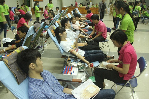 Cuộc hội ngộ của hơn 5000 tình nguyện viên tham gia hiến máu