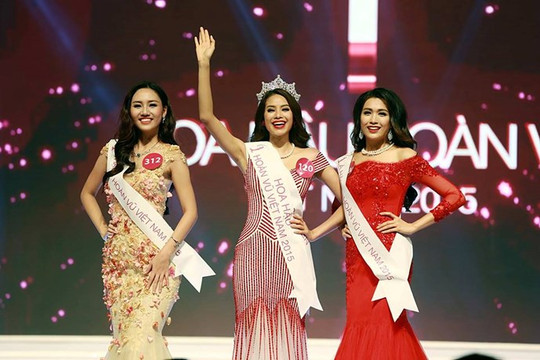 Phạm Thị Hương đăng quang Hoa hậu Hoàn vũ Việt Nam 2015