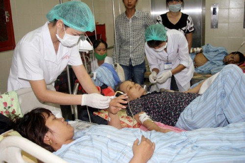 Mưa nhiều, bệnh nhân sốt xuất huyết nhập viện tăng vọt