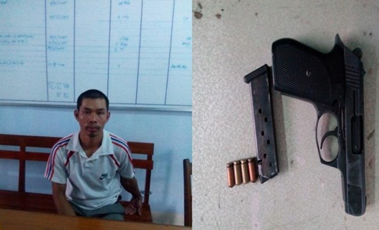 Trốn nã mang theo súng để phòng thân