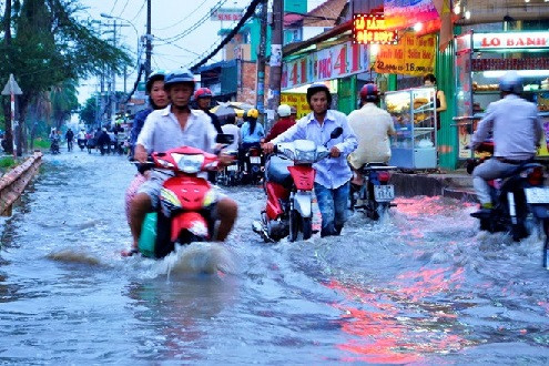 Dự báo thời tiết ngày 28/10: Cảnh báo ngập úng diện rộng ở Nam Bộ do triều cường