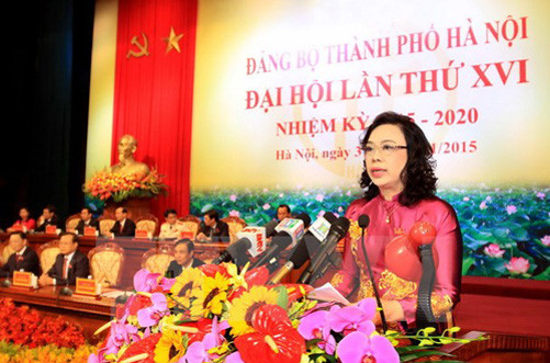Bế mạc Đại hội Đại biểu Đảng bộ TP. Hà Nội