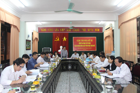 Cụm thi đua số III kiểm tra công tác thi đua năm 2015