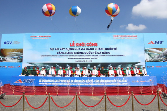 Cảng hàng không quốc tế Đà Nẵng khởi công dự án Xây dựng nhà ga hành khách quốc tế