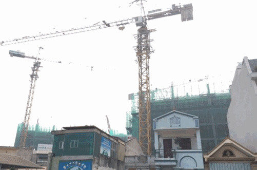 Hà Nội: Đình chỉ công trình 87 Lĩnh Nam do thi công chưa đảm bảo an toàn