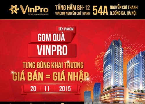 Mua hàng VinPro Nguyễn Chí Thanh, nghỉ dưỡng Vinpearl