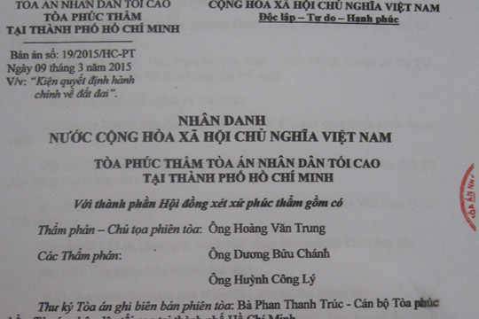 UBND tỉnh Bà Rịa - Vũng Tàu thua kiện Ngân hàng TMCP Vũng Tàu: Vì sao án đã có hiệu lực nhưng chưa được thi hành?
