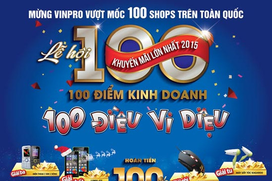 VINPRO & VINPRO+ đạt mốc 100 cơ sở trên toàn quốc