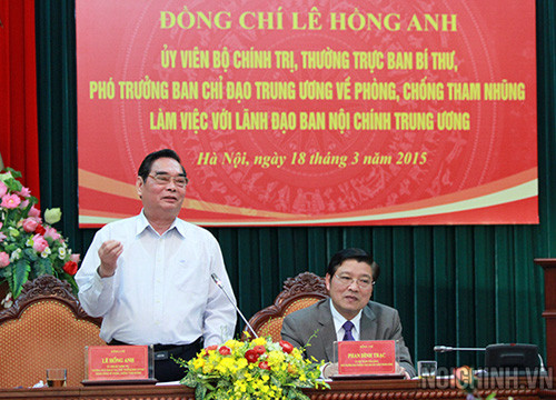 Bộ Chính trị ra chỉ thị về tăng cường xử lý vụ việc, vụ án tham nhũng