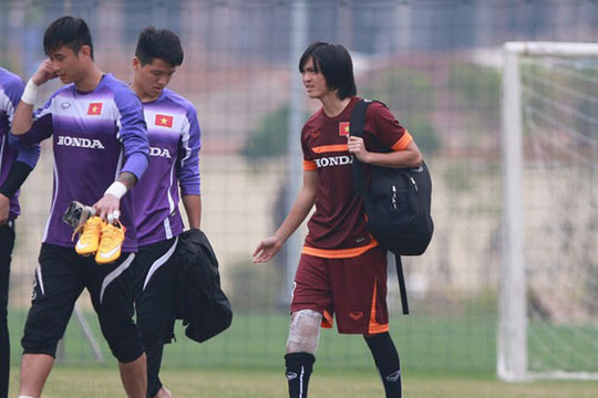 Tuấn Anh điền tên vào danh sách chấn thương của U23 VN