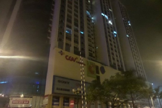 Hà Nội: Cháy lớn ở chung cư Hồ Gươm Plaza