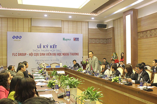 FLC trở thành “thương hiệu đồng hành” cùng Hội cựu sinh viên ĐH Ngoại thương