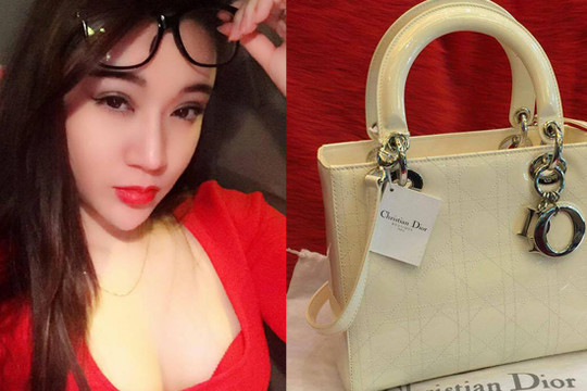 Hotgirl Bảo Phương mê mẩn túi Dior trăm triệu