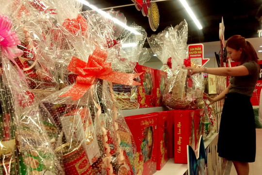 Lotte Mart tung nhiều loại giỏ quà Tết