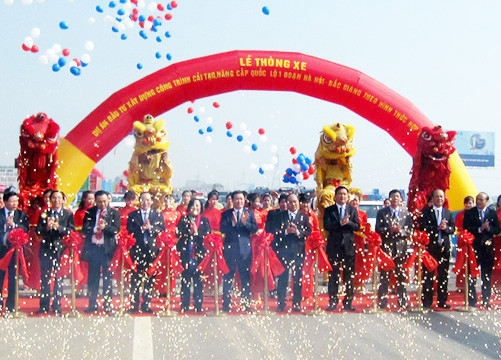 Thông tuyến cao tốc Hà Nội - Bắc Giang