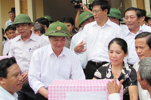 Hỗ trợ 10 địa phương khắc phục mưa, bão