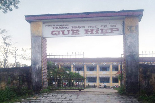 Trường học bị kẻ gian đột nhập lấy nhiều tài sản có giá trị
