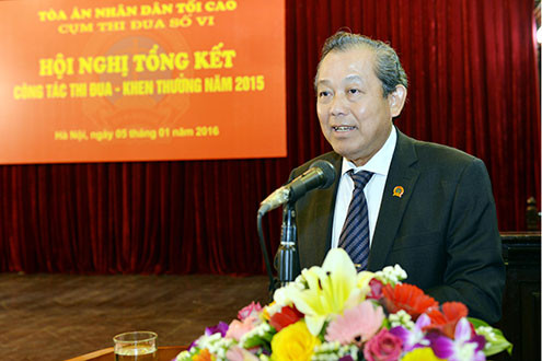 Cụm thi đua số VI TAND: Cần xây dựng tập thể, cá nhân Anh hùng lao động trong thời kỳ đổi mới