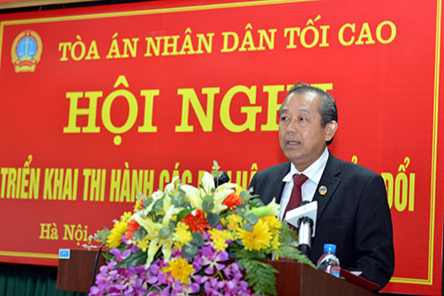 TANDTC tổ chức Hội nghị quán triệt các nội dung mới của các Luật, Bộ luật