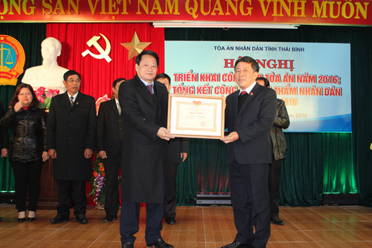 TAND hai cấp tỉnh Thái Bình: Khắc phục khó khăn, thực hiện tốt các nhiệm vụ trọng tâm công tác