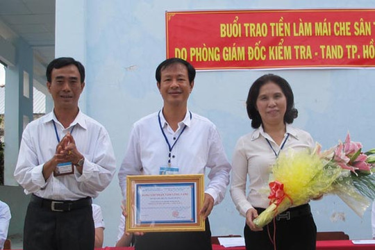 TAND TP. Hồ Chí Minh: Hỗ trợ xây dựng cơ sở vật chất trường học