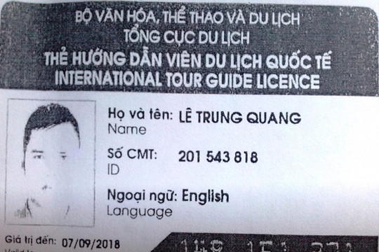 Hướng dẫn viên trốn vé ở Hội An bị phạt 7 triệu đồng