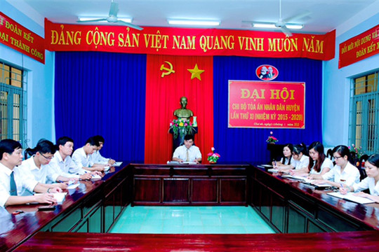 TAND huyện Chư Sê, Gia Lai: Giải quyết án đạt tỷ lệ cao