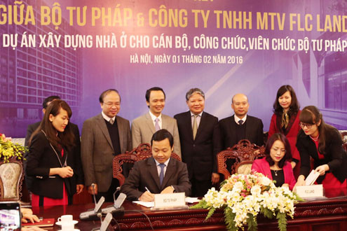 Triển khai dự án nhà ở cho cán bộ, công chức, viên chức Bộ Tư pháp