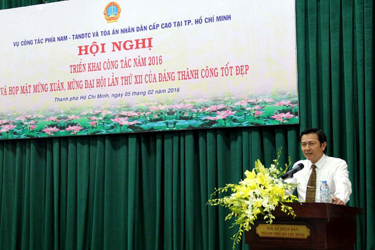TAND cấp cao tại TP Hồ Chí Minh triển khai công tác năm 2016