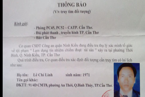 Truy tìm đối tượng thuê xe ô tô mang đi cầm