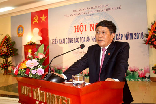 TAND hai cấp tỉnh TT-Huế: Quyết tâm thực hiện thắng lợi các nhiệm vụ công tác năm 2016