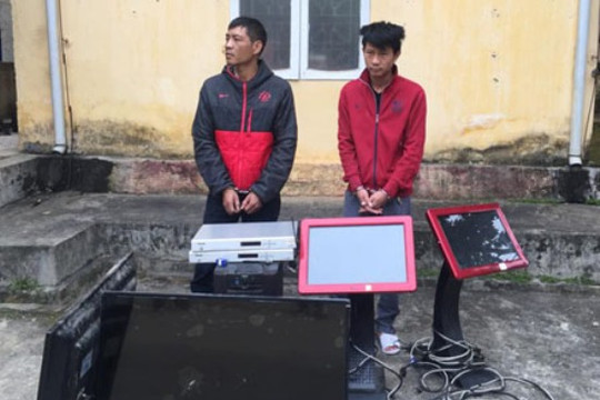 Phá nhanh 2 vụ án trộm cắp tài sản