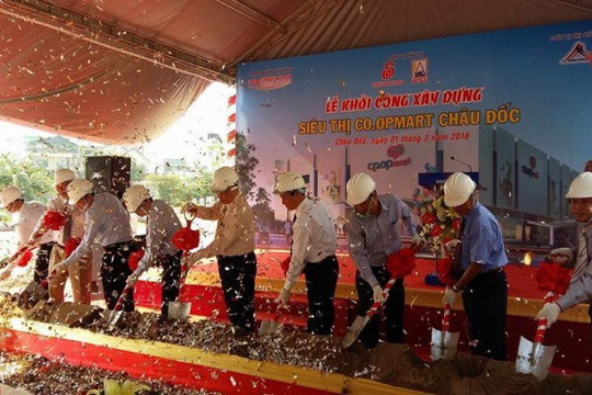 Saigon Co.op khởi công xây dựng siêu thị Co.opmart Châu Đốc