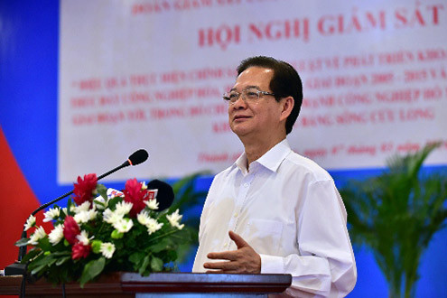 Thủ tướng Nguyễn Tấn Dũng: Đẩy mạnh ứng dụng KHCN để phát triển ĐBSCL