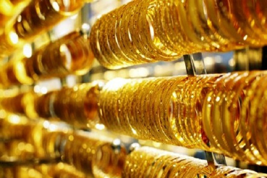 Giá vàng loanh quanh ở mốc 34 triệu đồng/lượng