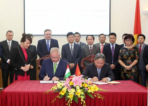 Tăng cường hợp tác pháp luật và tư pháp giữa Việt Nam - Hunggary