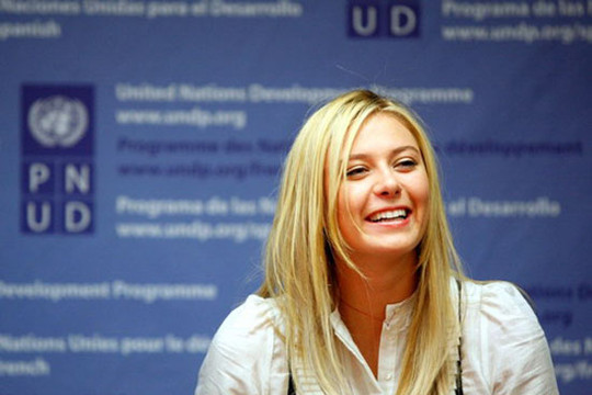 Sharapova bị đình chỉ vai trò Đại sứ của UNDP vì doping
