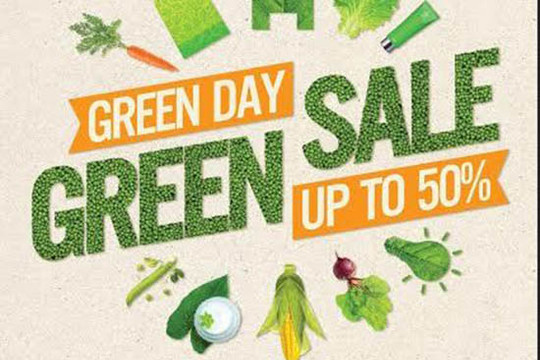 Lễ hội Xanh “Green Day - Green Sale” tại Vincom