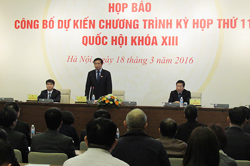 Kỳ họp thứ 11, Quốc hội khóa XIII: Dành một nửa thời gian cho công tác nhân sự