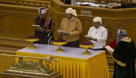 Tân Tổng thống Myanmar tuyên thệ nhậm chức