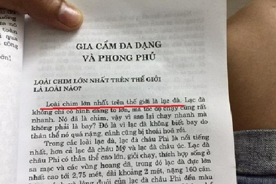 Sai sót nghiêm trọng, sách "Mười vạn câu hỏi vì sao" bị thu hồi
