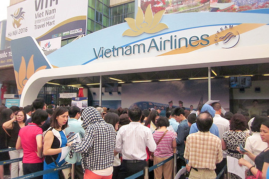 Cơ hội mua vé máy bay giá rẻ tại Hội chợ Du lịch quốc tế Việt Nam 2016