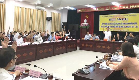 Danh sách 38 người được Hà Nội giới thiệu ứng cử ĐBQH khóa XIV