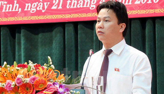 Hà Tĩnh vừa có tân Chủ tịch trẻ nhất nước