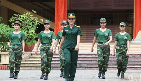 Bạn cần biết: Chỉ có 3 trường quân đội tuyển thí sinh nữ