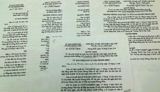 Cần Thơ: Huyện Phong Điền bị tố sai phạm trong sử dụng ngân sách