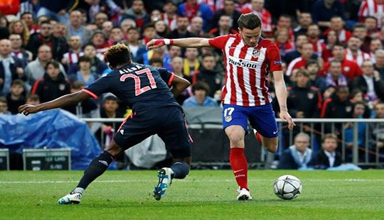 Atletico Madrid đả bại “hùm xám”