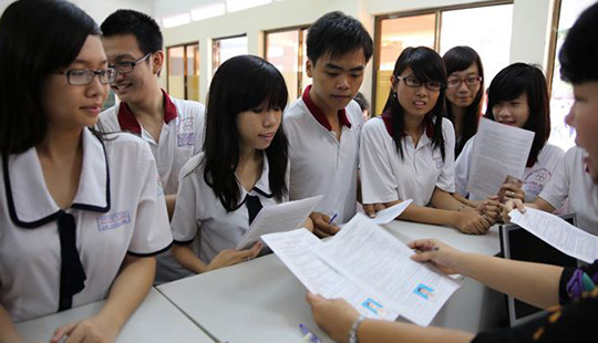 Các trường cơ bản hoàn tất khâu nhập dữ liệu trong kỳ thi THPT Quốc gia